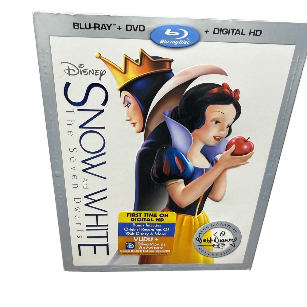 Disney Snow White and the Seven Dwarfs‎ Blu-ray DVD Digital HD Movie